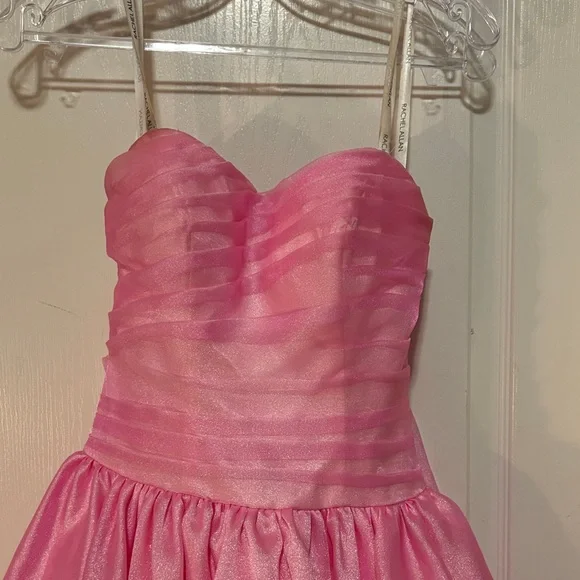 Away Pink Strapless Prom Dress - Picture 4 of 4